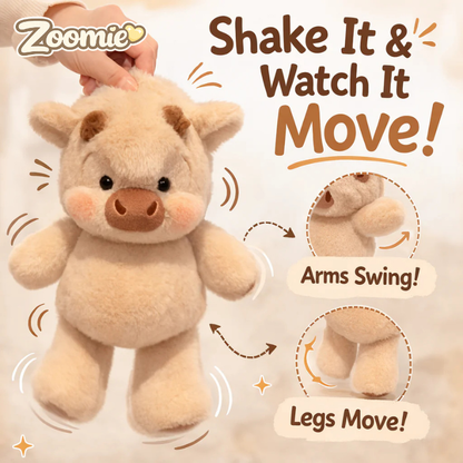 Zoomie® Running Highland Cow Plushie