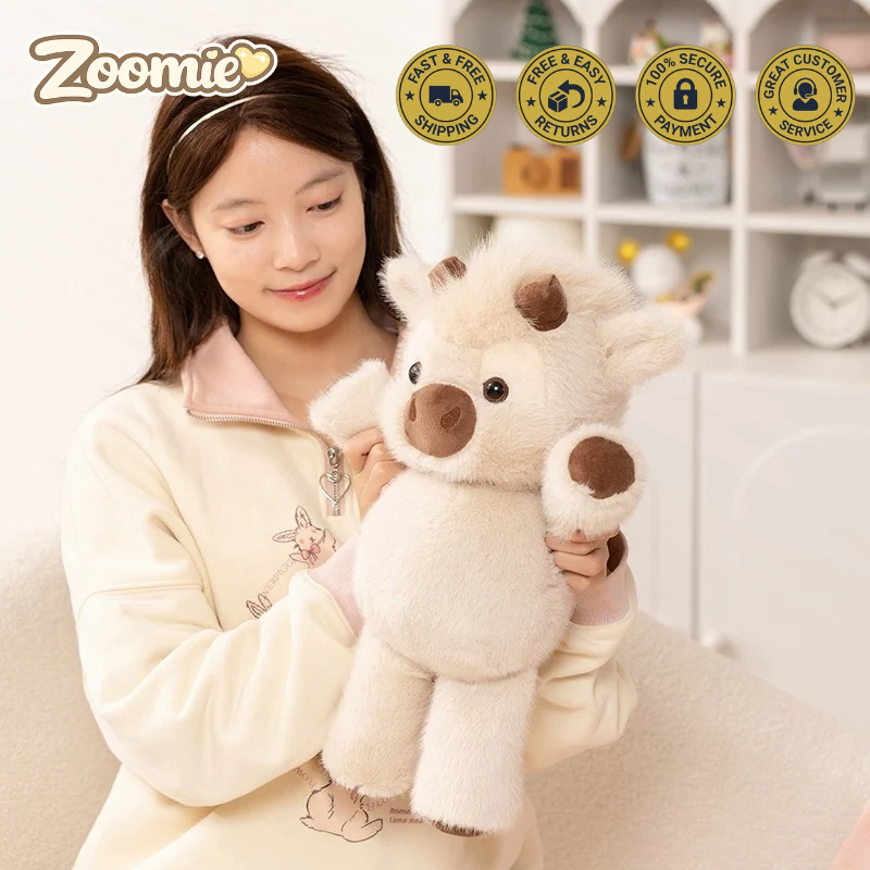Zoomie® Running Highland Cow Plushie