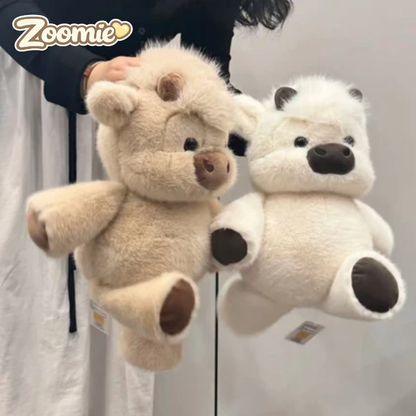 Zoomie® Running Highland Cow Plushie